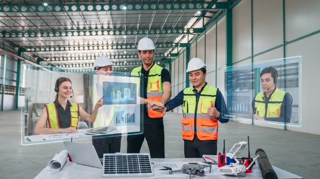 Hybrid Team of Onsite Staff and Virtual Construction Assistants