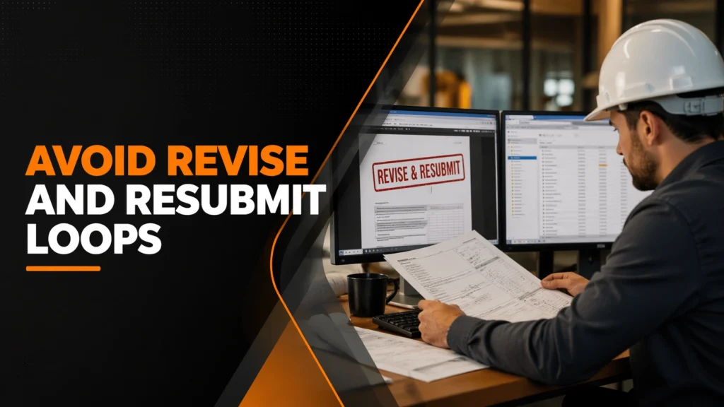 Avoid submittal revise and resubmit loops with document review