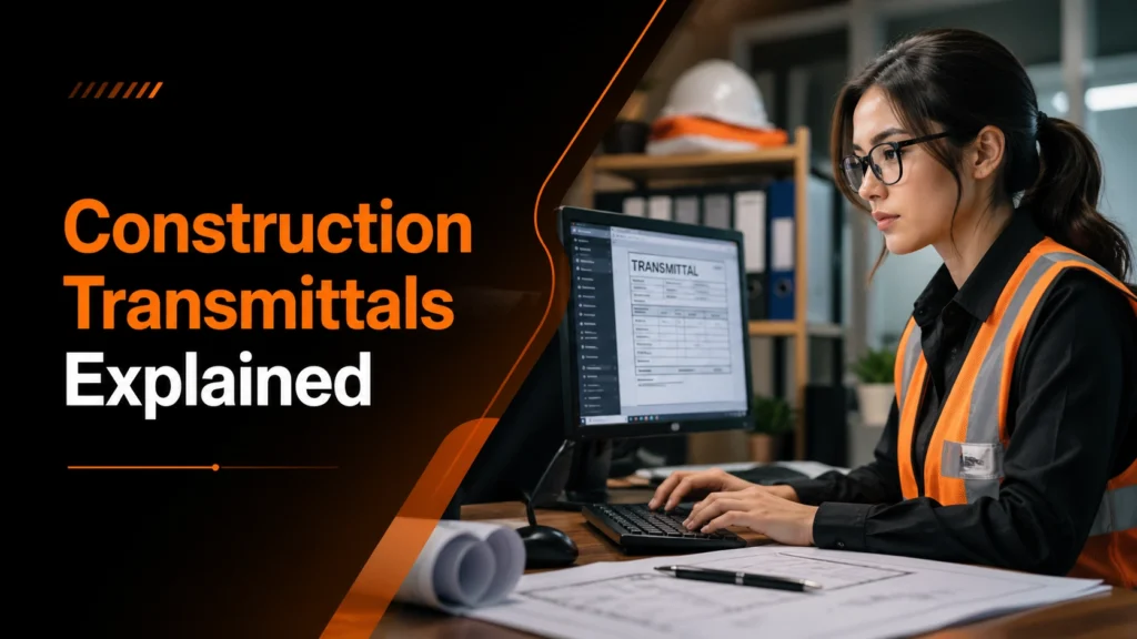 Virtual assistant working on construction transmittal management system