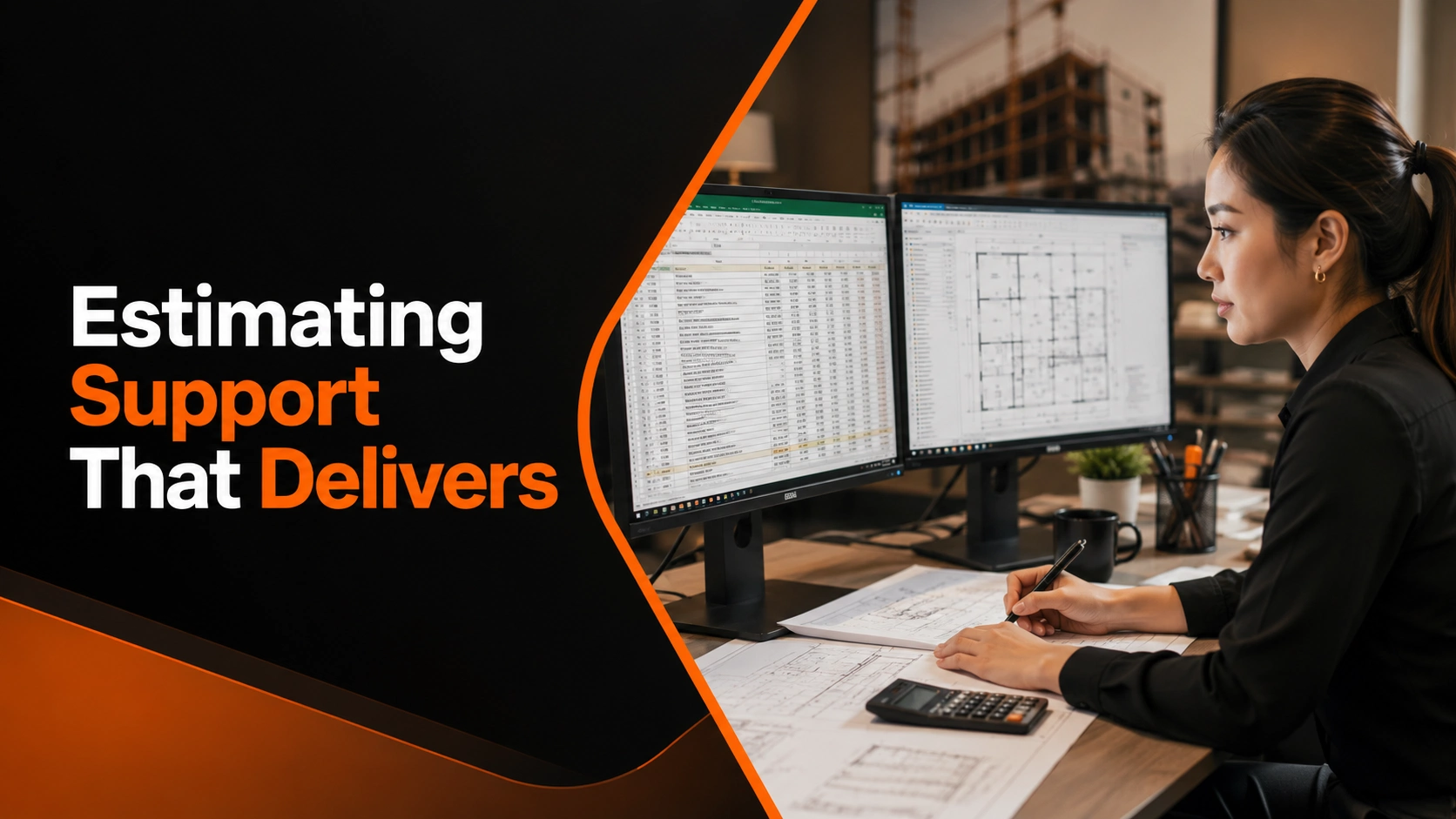 Construction estimating VA reviewing plans and takeoff software