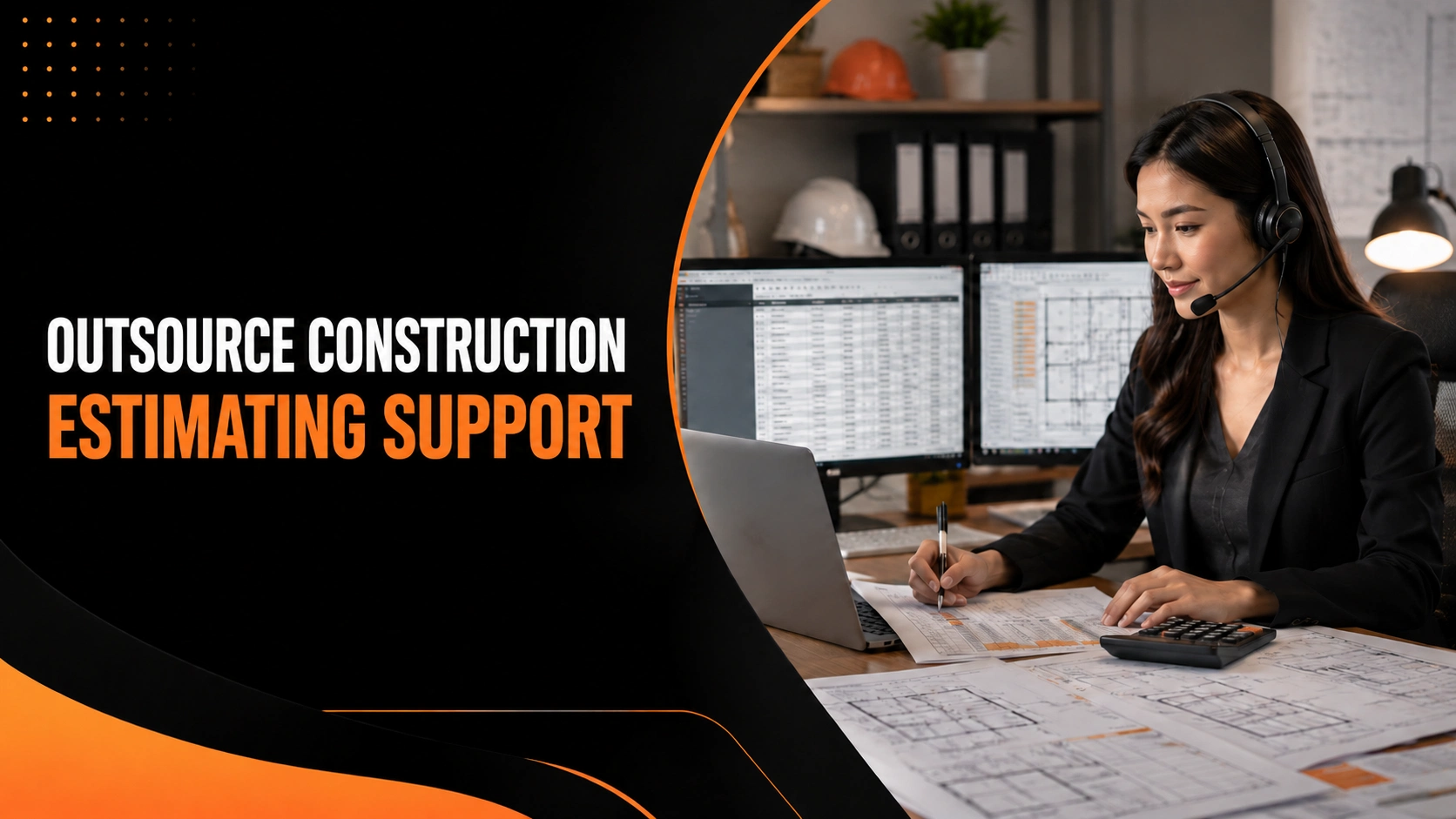 Outsourced construction estimating support specialist