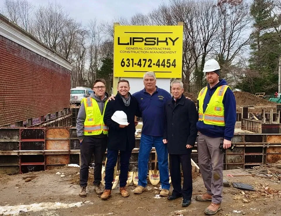 Project Team at a Lipsky Construction Site