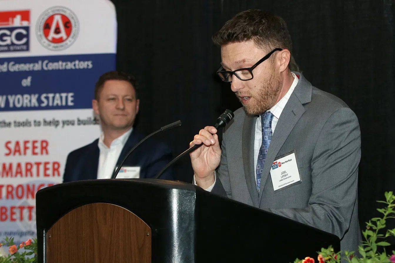 Speaking at an AGC New York State Event