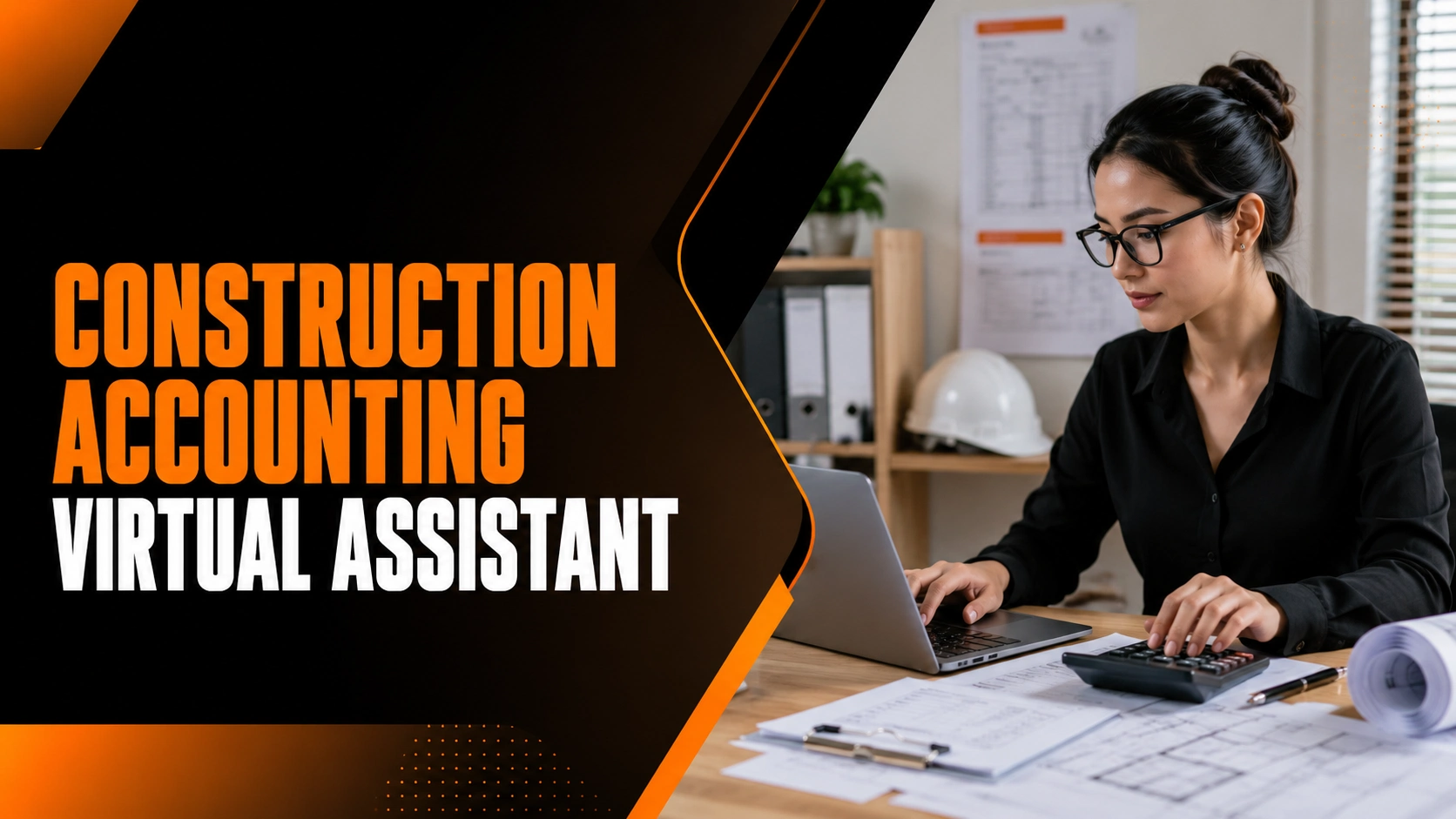 Construction accounting virtual assistant managing project finances